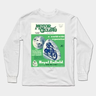 Vintage Motor Cycling Magazine Long Sleeve T-Shirt